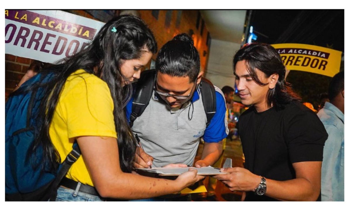 Albert Corredor, candidato por firmas en Medellín