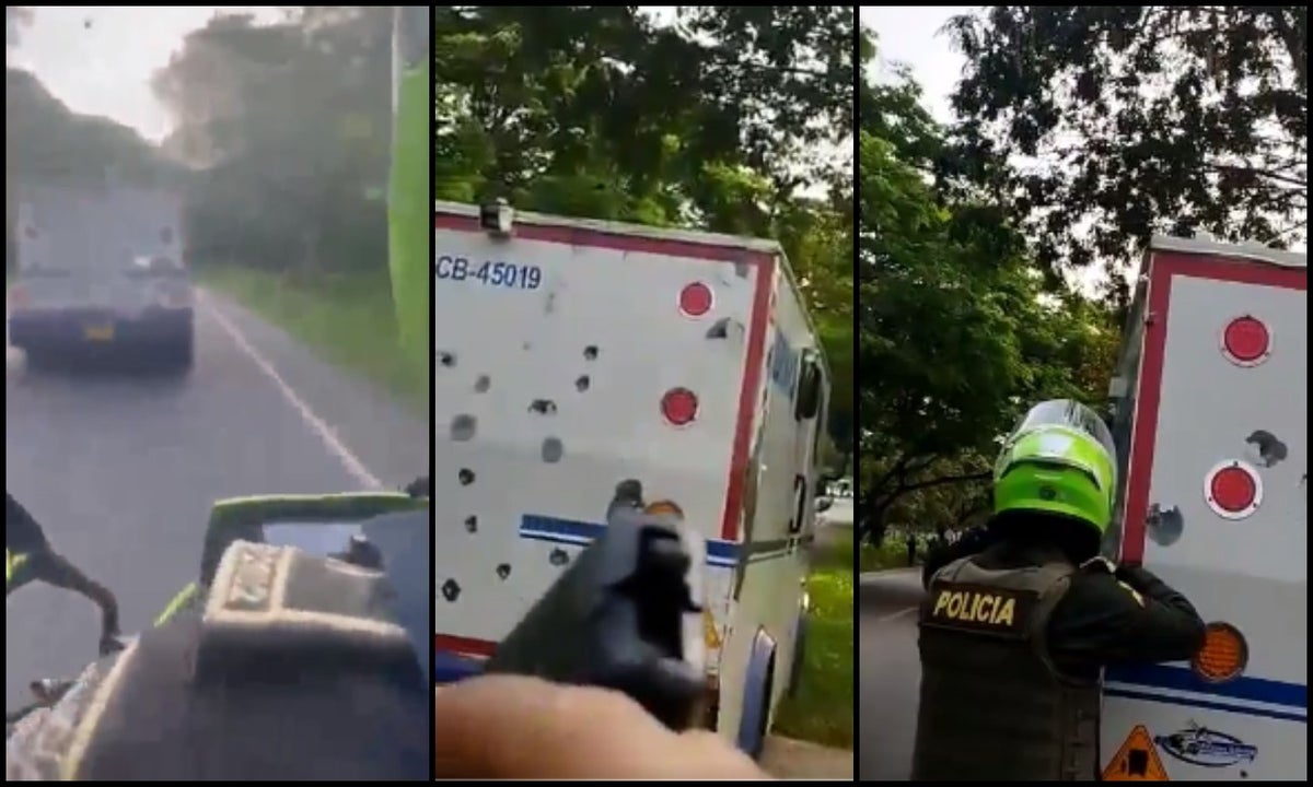 Robo de carro de valores en Valledupar