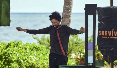 Camilo Pardo en Survivor, la isla de los famosos