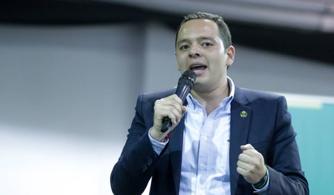 Carlos Mario Marín, alcalde de Manizales