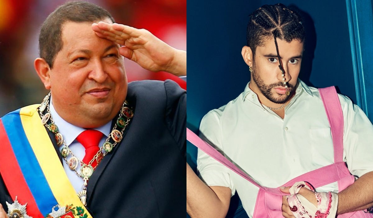 Hugo Chávez y Bad Bunny
