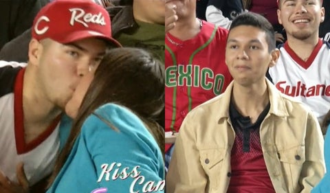 Mujer deja en la ‘friendzone’ a amigo y besa a desconocido en ‘Kiss cam'