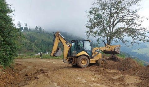 Vía Herveo - Delgaditas en Tolima.