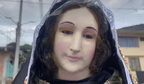 Lágrimas en la Virgen de Rioblanco, Tolima