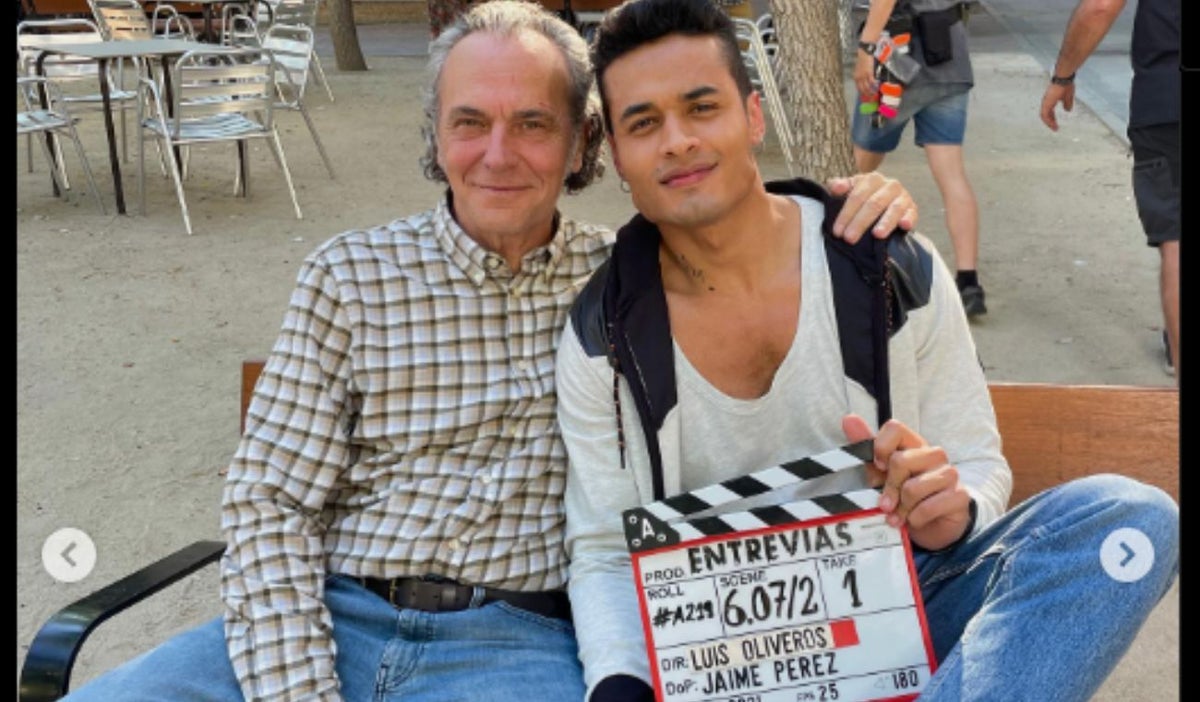 Felipe Londoño y José Coronado- actores de la serie Entrevías