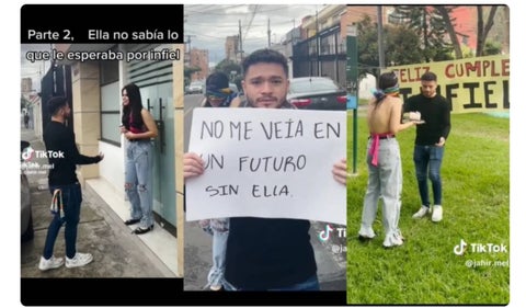 Joven descubrió a novia infiel y la exhibió públicamente [VIDEO]