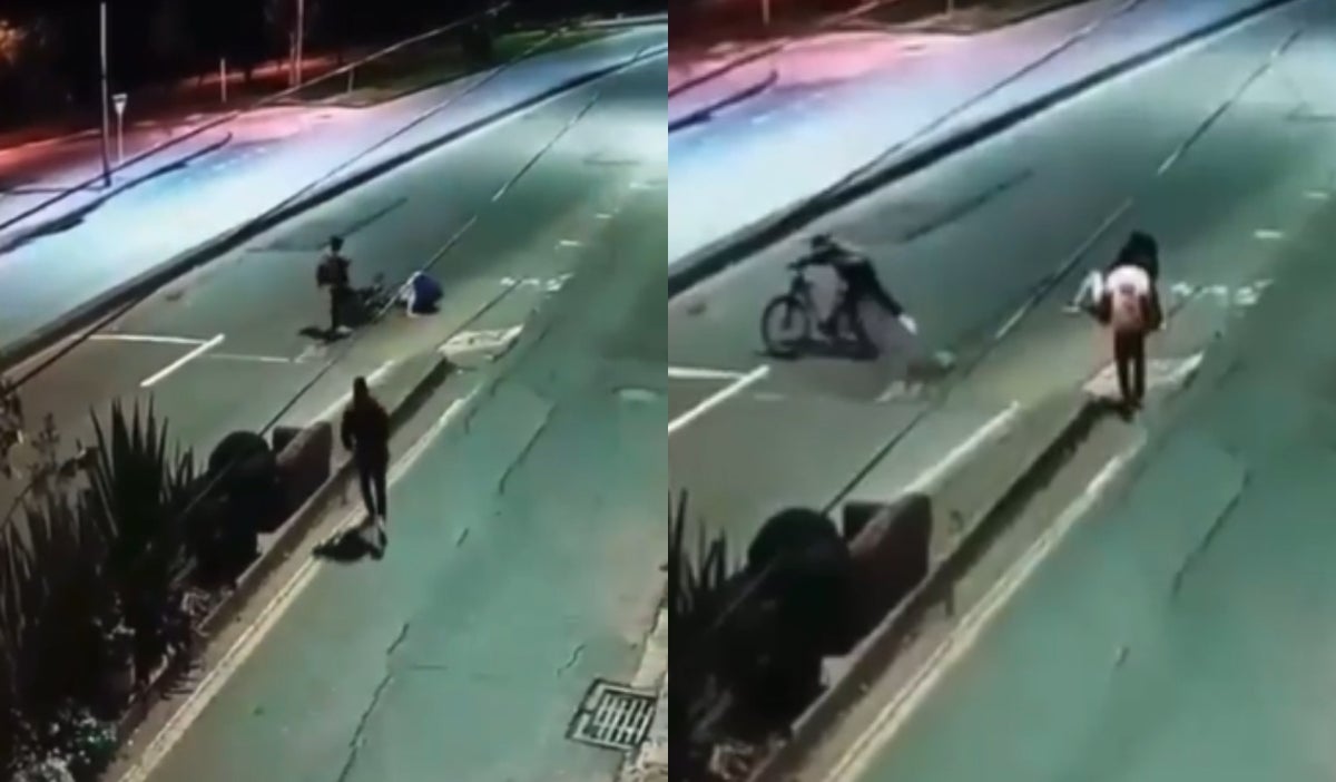 Ladrones robaron a ciclista en Bogotá