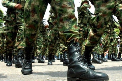 Militares colombianos.