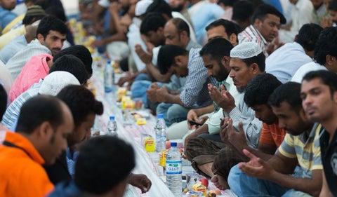 Musulmanes en el Ramadán
