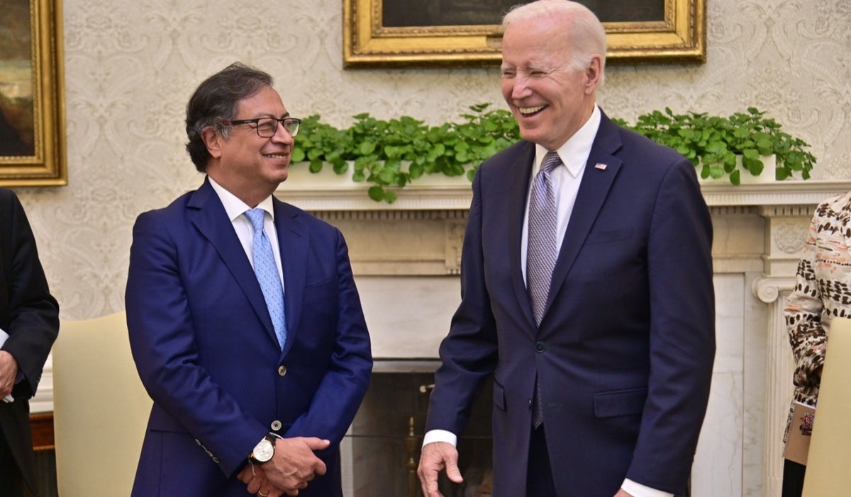 Petro y Biden se reúnen en la Casa Blanca