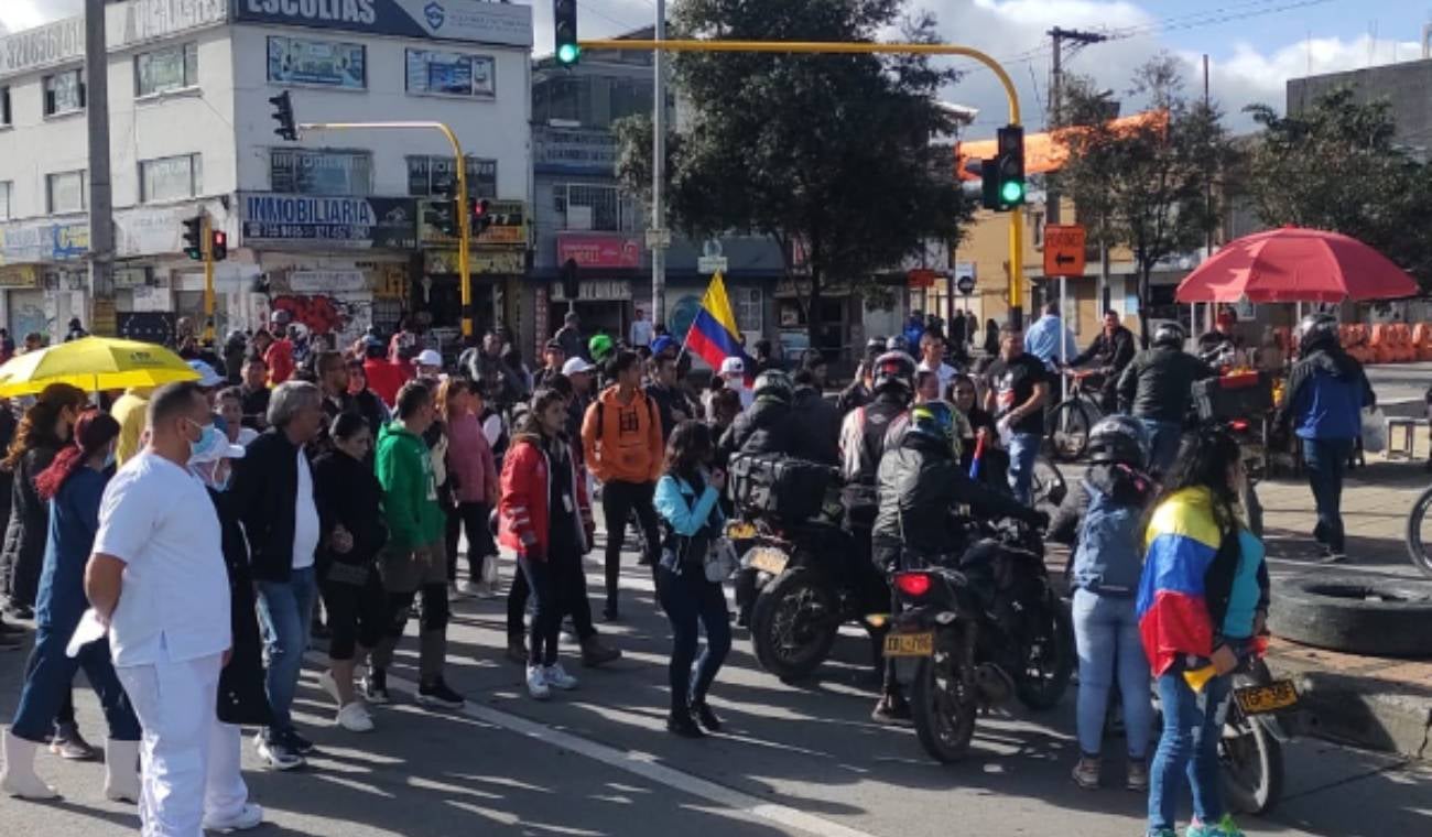 Protestas en Bogotá