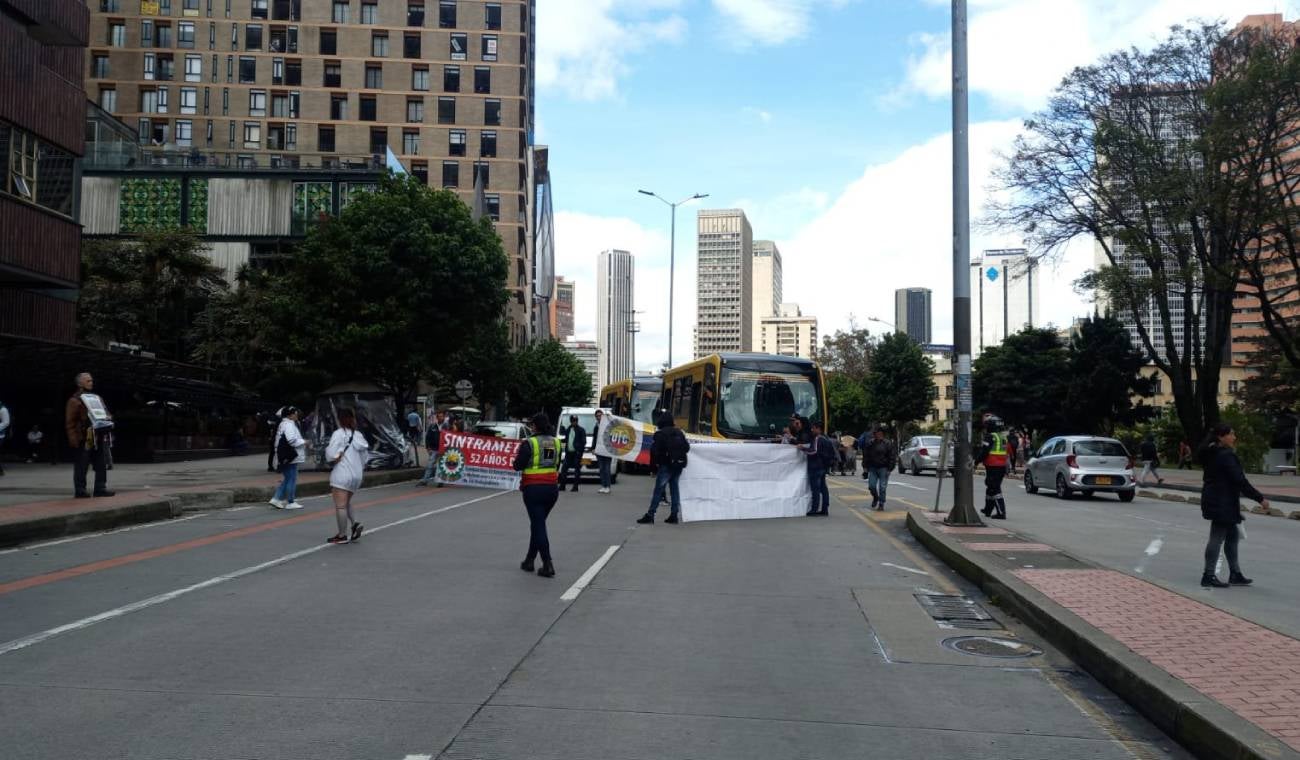 Protestas en Bogotá