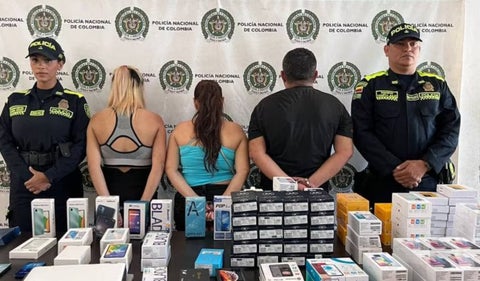 Robo de 114 celulares