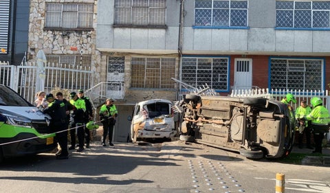 Accidente de tránsito en Bogotá