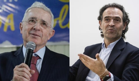 Álvaro Uribe y Federico Gutiérrez
