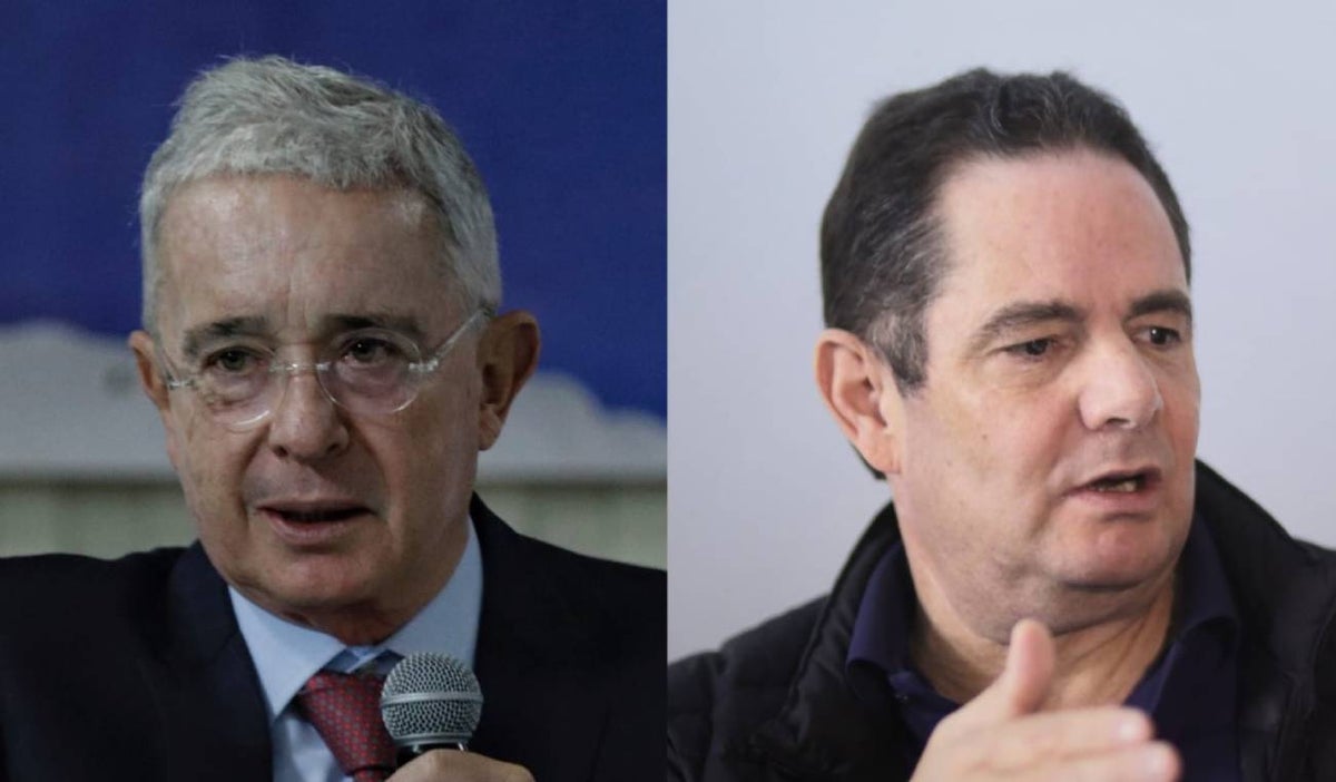 Álvaro Uribe y Germán Vargas Lleras