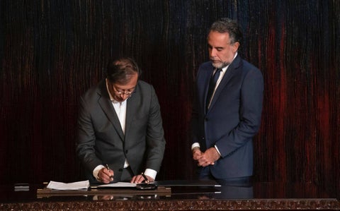Gustavo Petro y Armando Benedetti