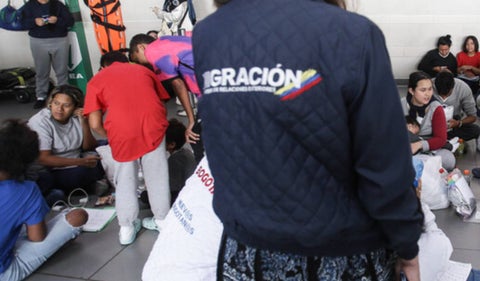 Colombianos deportados de Estados Unidos