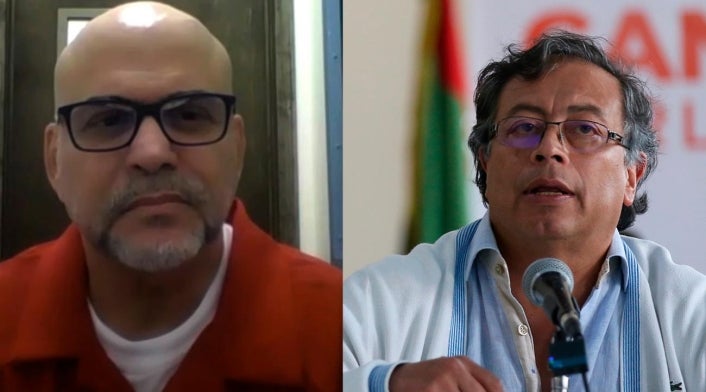 Gustavo Petro y Salvatore Mancuso