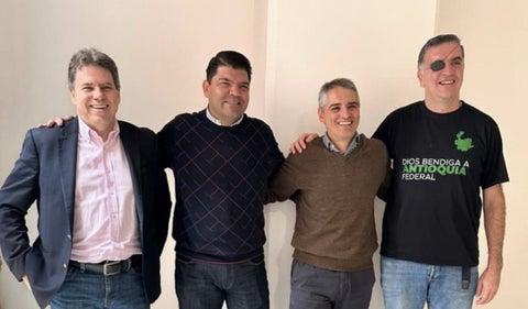 Los miembros de la coalición de centro-derecha en Antioquia