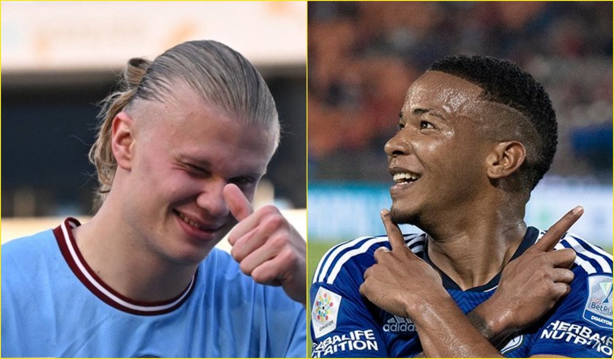 Erling Haaland y Beckham David Castro