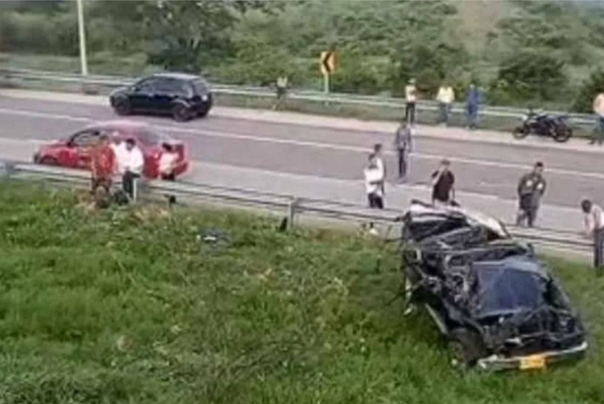Accidente por microsueño en Valledupar