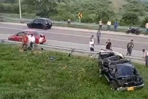 Accidente por microsueño en Valledupar