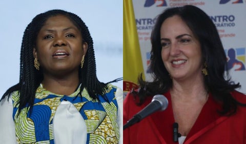 Francia Márquez y Mra Fernanda Cabal