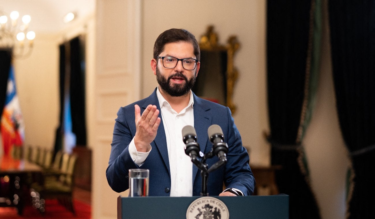 Gabriel Boric, presidente de Chile
