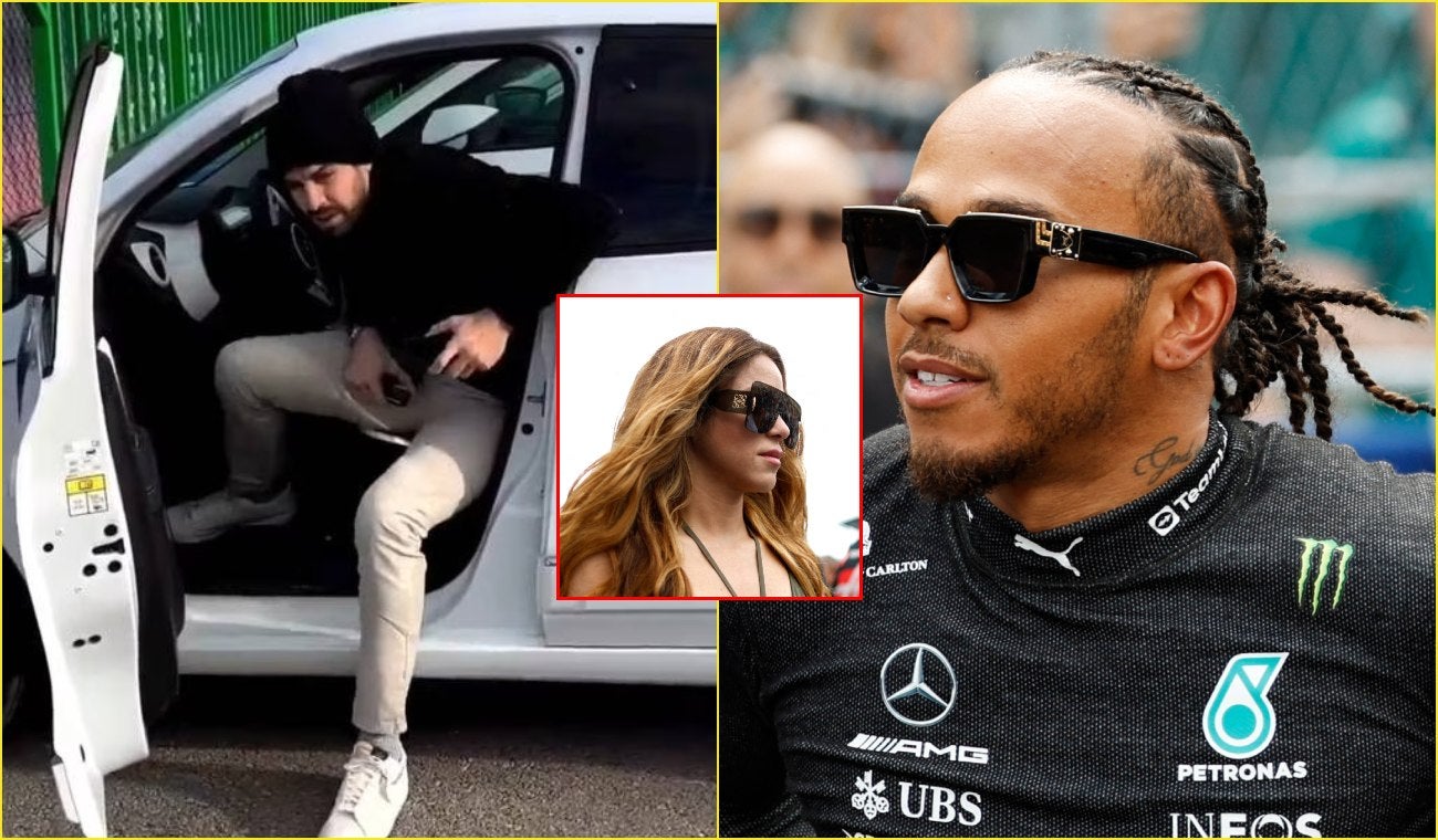 Shakira y Lewis Hamilton