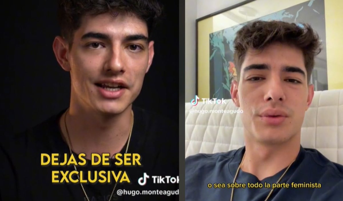 Hugo Monteagudo joven tiktoker criticado por comentario machista