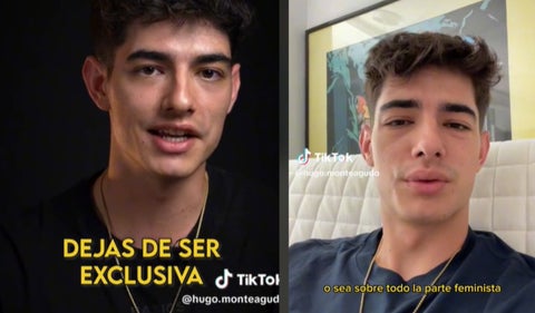 Hugo Monteagudo joven tiktoker criticado por comentario machista