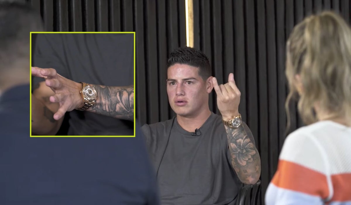 James Rodríguez y su reloj Rolex