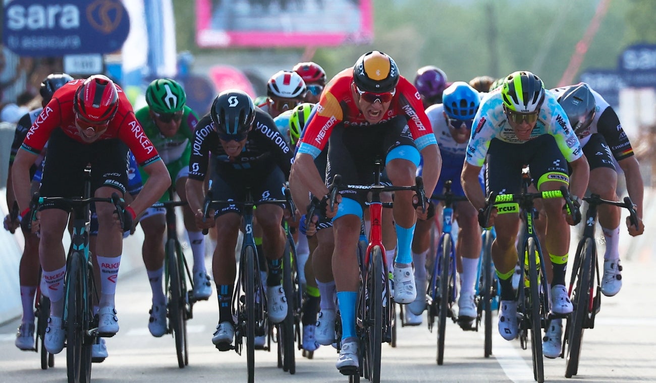 Jonathan Milan en el Giro de Italia