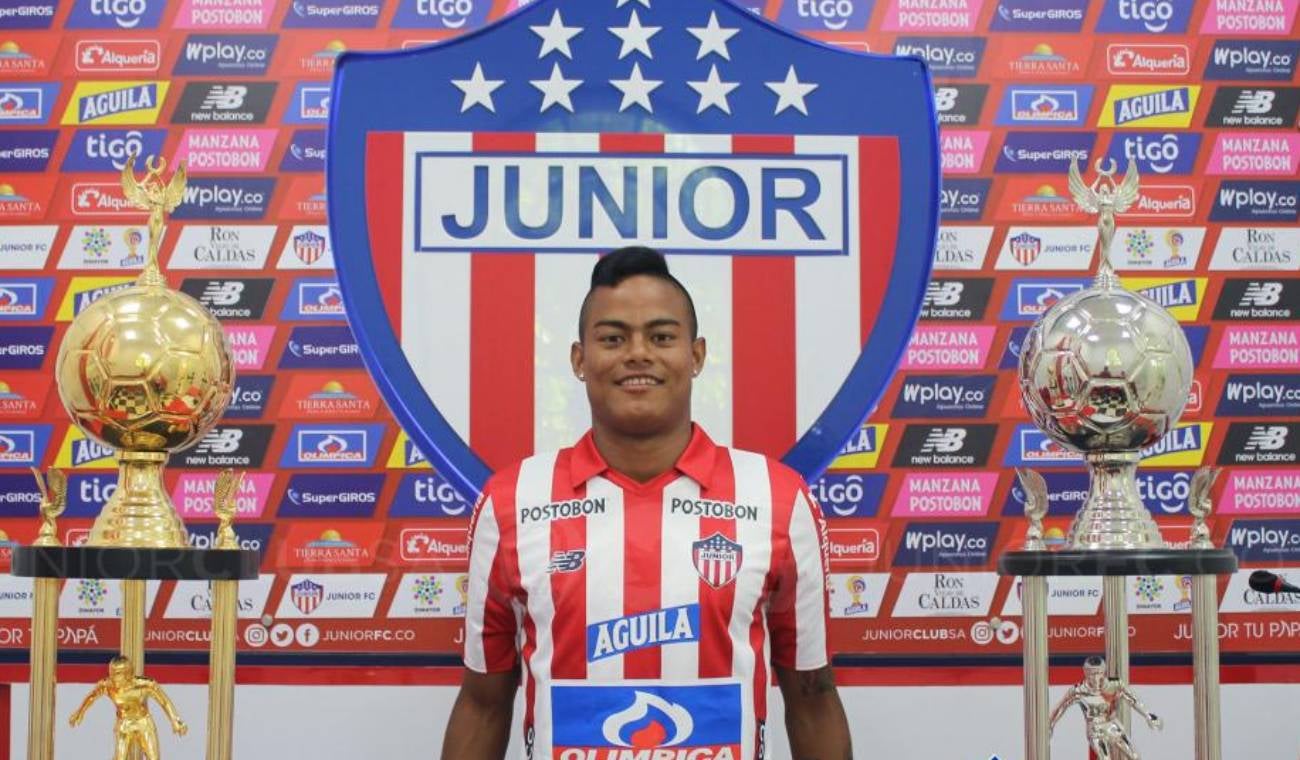 Luis Sandoval en el Junior