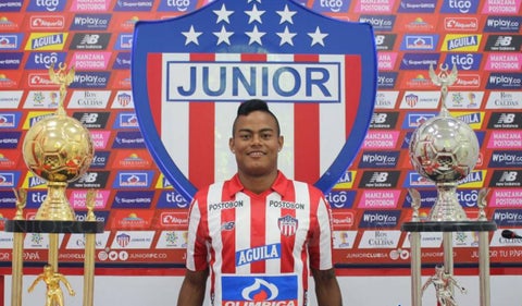Luis Sandoval en el Junior