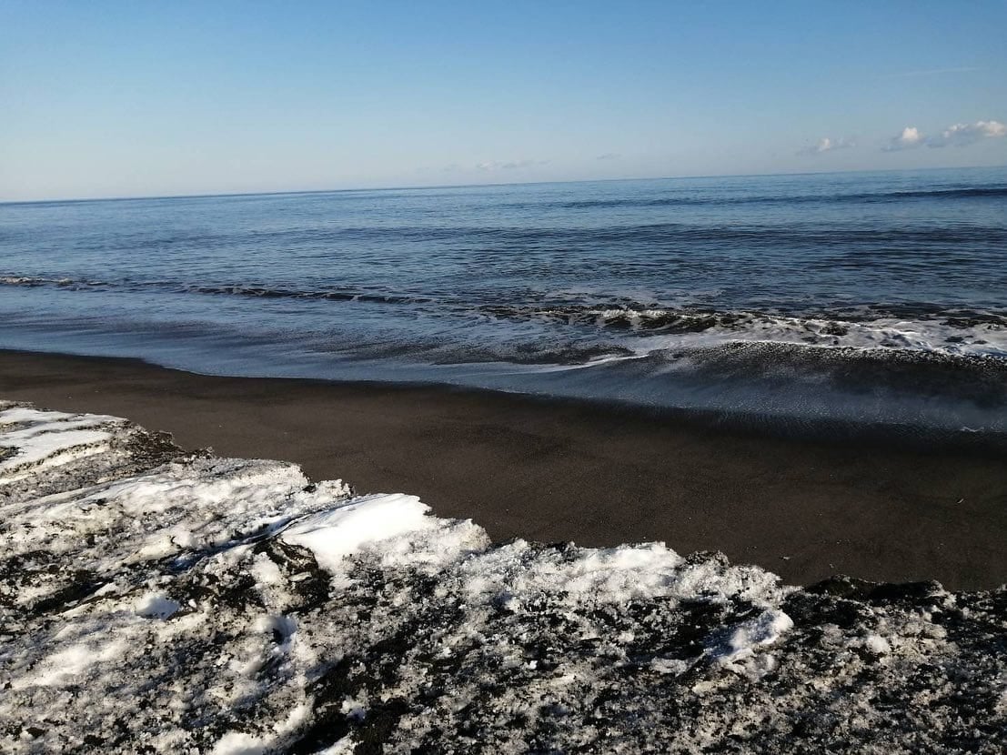 Mar y nieve