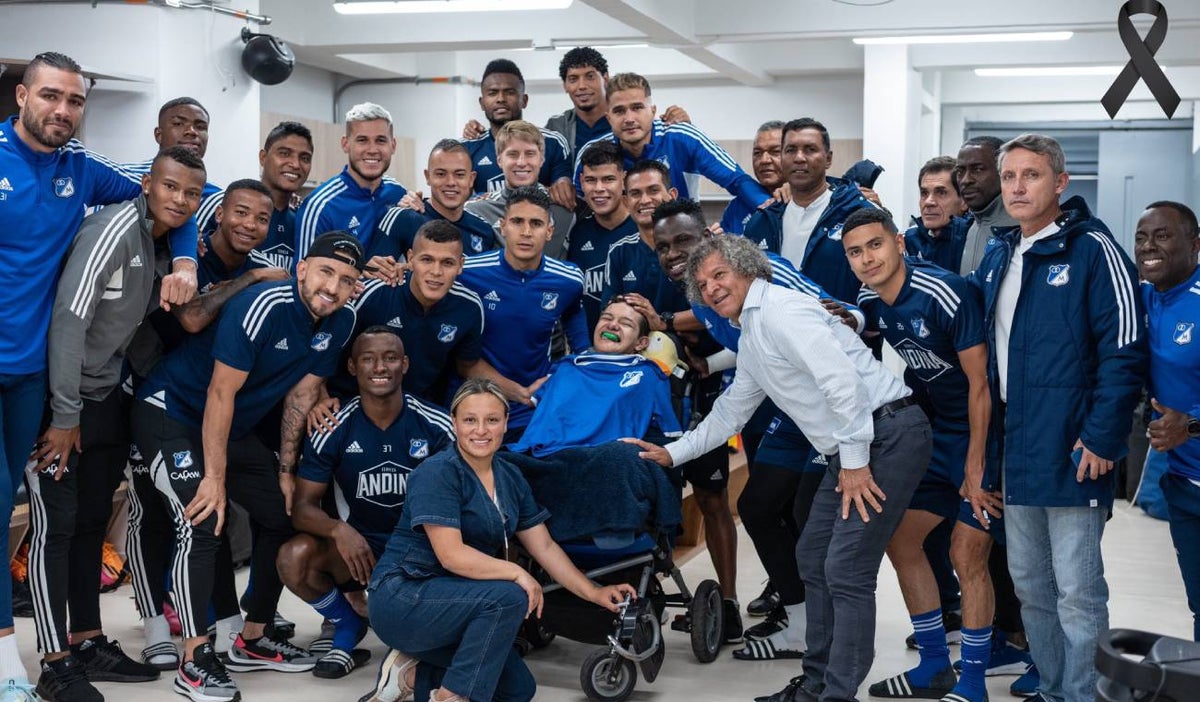 Millonarios con un hincha que tendrá la eutanasia
