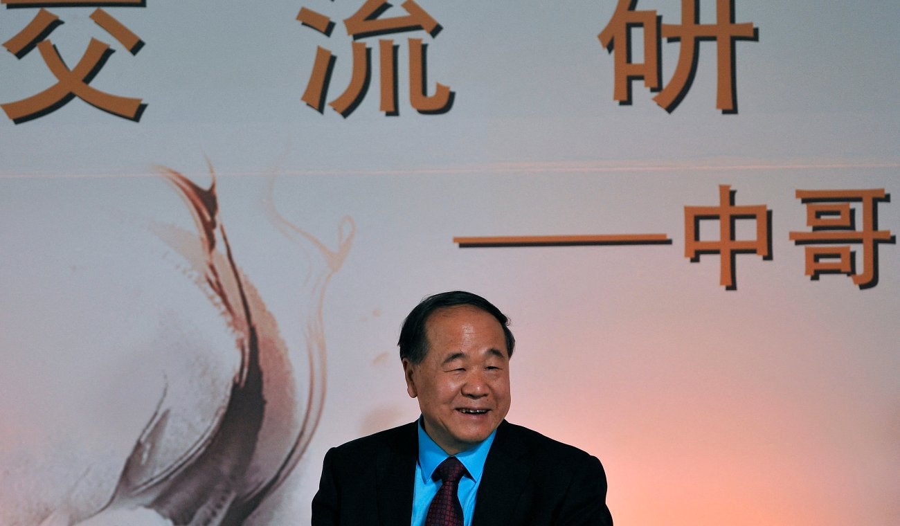 Mo Yan, premio Nobel de Literatura, usó ChatGPT para escribir un discurso