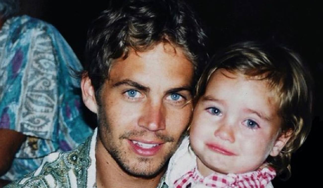 Paul Walker junto a su hija
