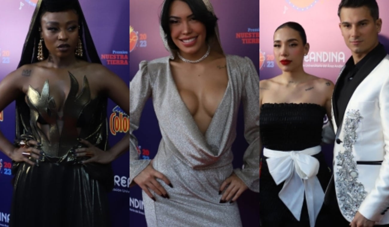 Premios nuestra tierra: famosos en la alfombra roja