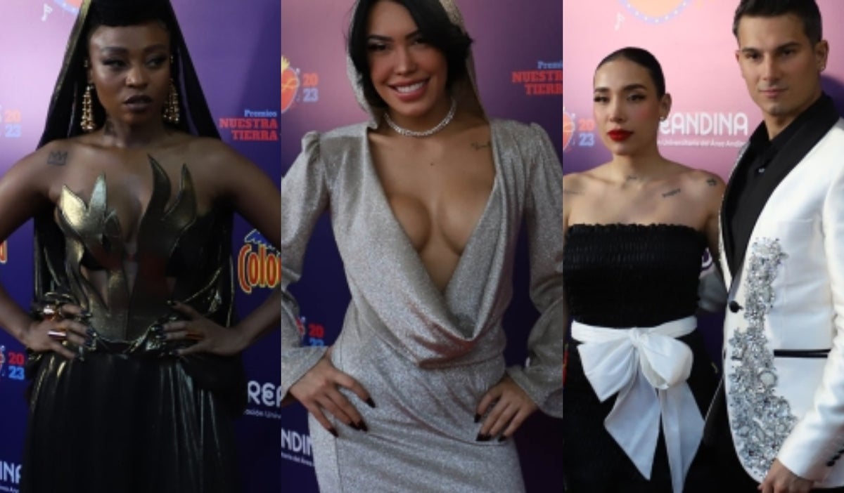 Premios nuestra tierra: famosos en la alfombra roja