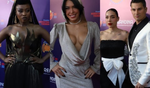 Premios nuestra tierra: famosos en la alfombra roja