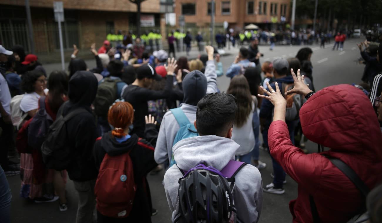 Protestas en la Universidad Pedagógica