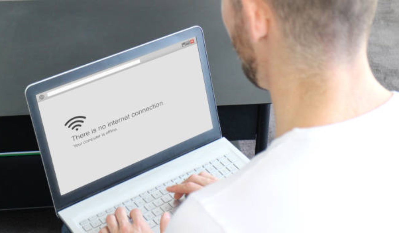 Sin servicio de internet