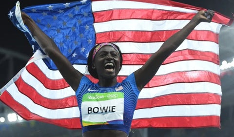Tori Bowie, triple medallista olímpica