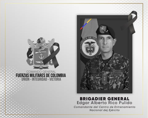 El Comandante del Centro Nacional de Entrenamiento del Ejército