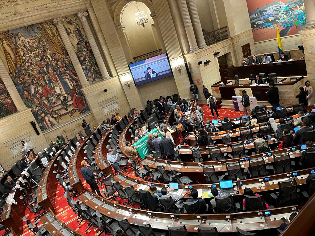 Debate en el Congreso por la reforma Salud.
