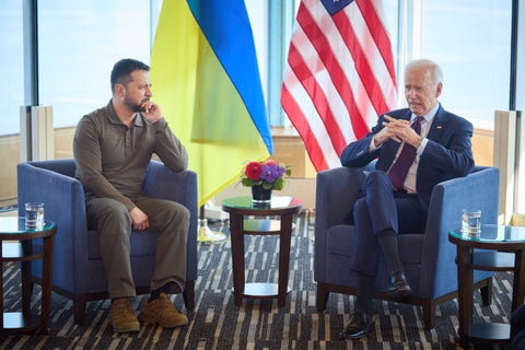Biden y Zelenski en la G7 Japón(Hiroshim)