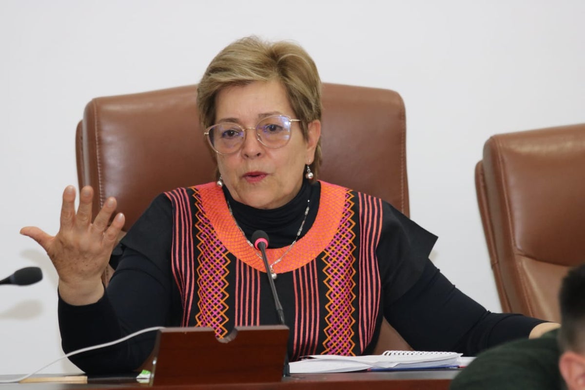 La ministra de trabajo, Gloría Inés Ramírez.